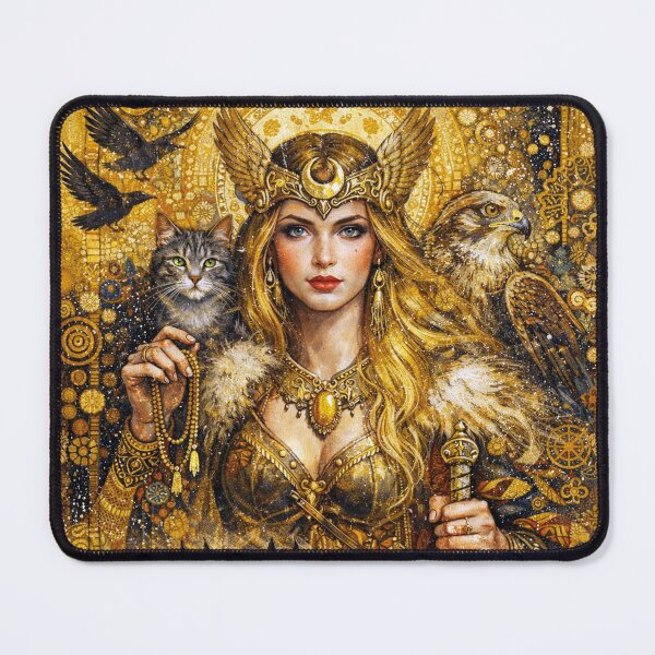 Item preview, Freya Painting – Norse Goddess of Love and Beauty designed and sold by GalleryKauffeld.