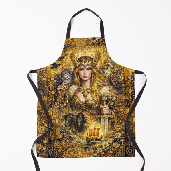 Item preview, Freya Painting – Norse Goddess of Love and Beauty designed and sold by GalleryKauffeld.