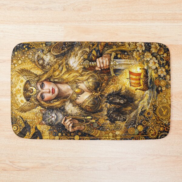 Item preview, Freya Painting – Norse Goddess of Love and Beauty designed and sold by GalleryKauffeld.
