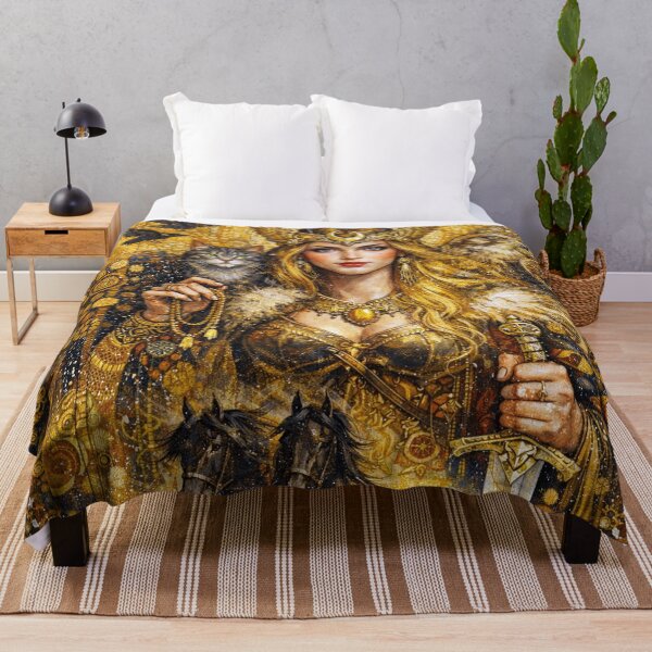 Item preview, Freya Painting – Norse Goddess of Love and Beauty designed and sold by GalleryKauffeld.