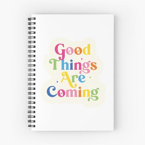 Item preview, Good Things Are Coming Colorful Positive Affirmation Quote designed and sold by GER-sop.