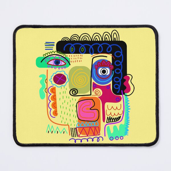 Item preview, I Can't Cope Abstract Face — Funny Statement Art Shirt designed and sold by Paper Punch Press.