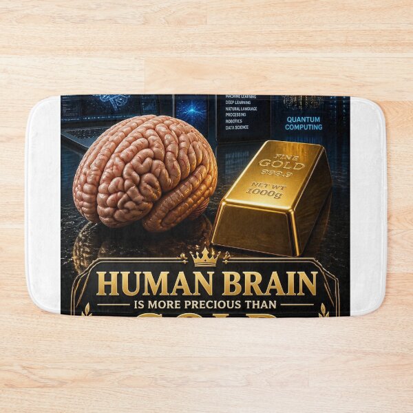 Item preview, Human Brain is more precious than Gold designed and sold by Bebe5512.