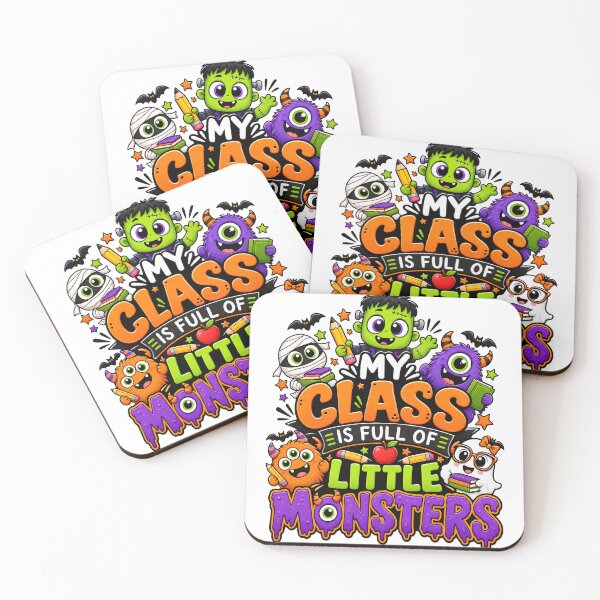 Item preview, My Class Is Full of Little Monsters – Cute Halloween Teacher Classroom Design designed and sold by Gallery-yuuna .