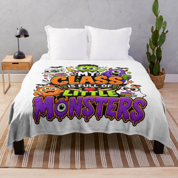 Item preview, My Class Is Full of Little Monsters – Cute Halloween Teacher Classroom Design designed and sold by Gallery-yuuna .