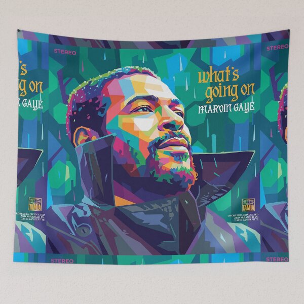 Item preview, Marvin Gaye Wpap Pop Art designed and sold by SiksisArt.