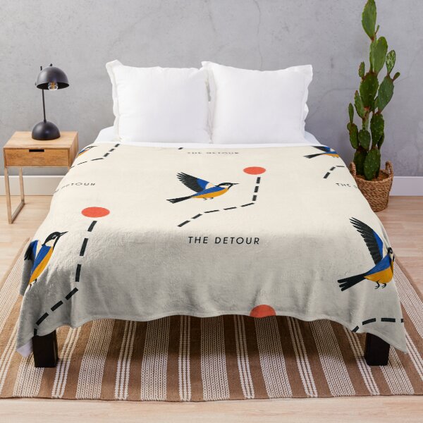 Item preview, The Detour | Bauhaus Mid-Century Bird Art designed and sold by Filora Atelier | Bird Art.