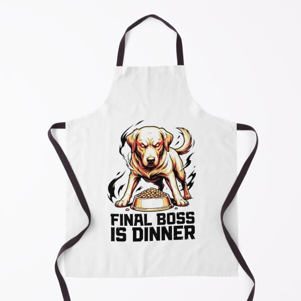 Item preview, Final Boss Food Guarding Labrador - Funny Anime Gamer Dog Art designed and sold by evergreener-art.