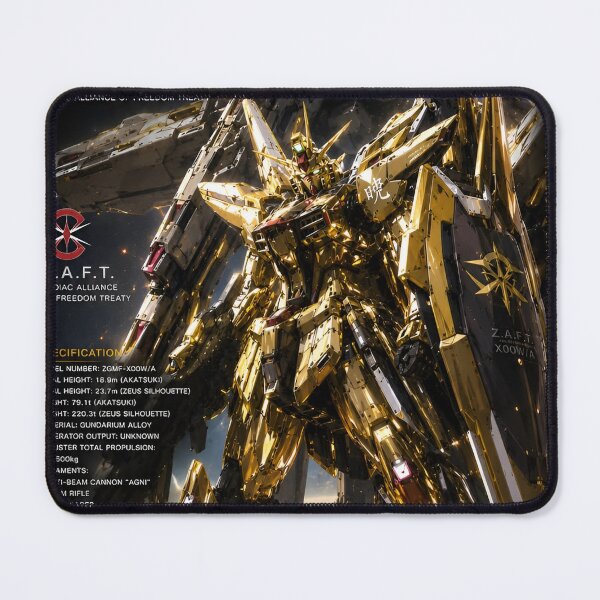 Item preview, Akatsuki Gundam Golden Mobile Suit – SEED Destiny Inspired Mecha Art designed and sold by Dyan4.
