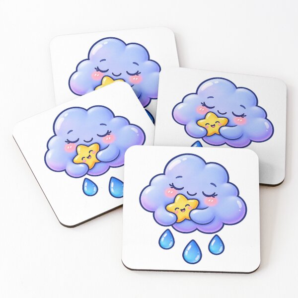 Item preview, Kawaii Cloud Hugging a Star designed and sold by Krys-Designs.