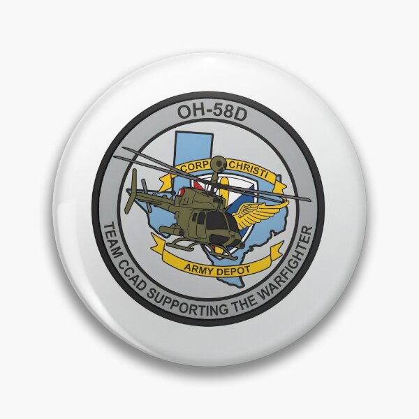 Item preview, OH-58D Kiowa Warrior Corpus Christi Army Depot Team CCAD Patch designed and sold by CharlieDesings.