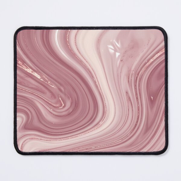 Item preview, Liquid Abstract in Dusty Rose and Rose Gold — Elegant Marble Art designed and sold by SeamPix.