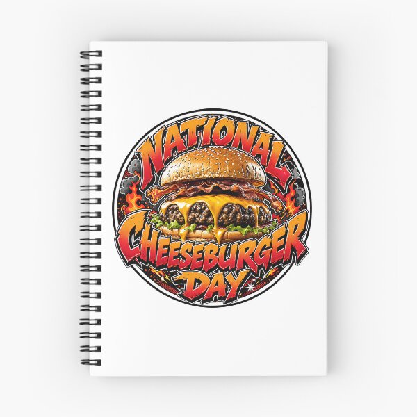 Item preview, National Cheeseburger Day Bacon Burger Foodie Graphic Design designed and sold by Wilcox PhotoArt.