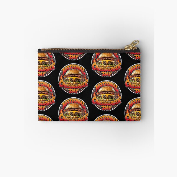 Item preview, National Cheeseburger Day Bacon Burger Foodie Graphic Design designed and sold by Wilcox PhotoArt.
