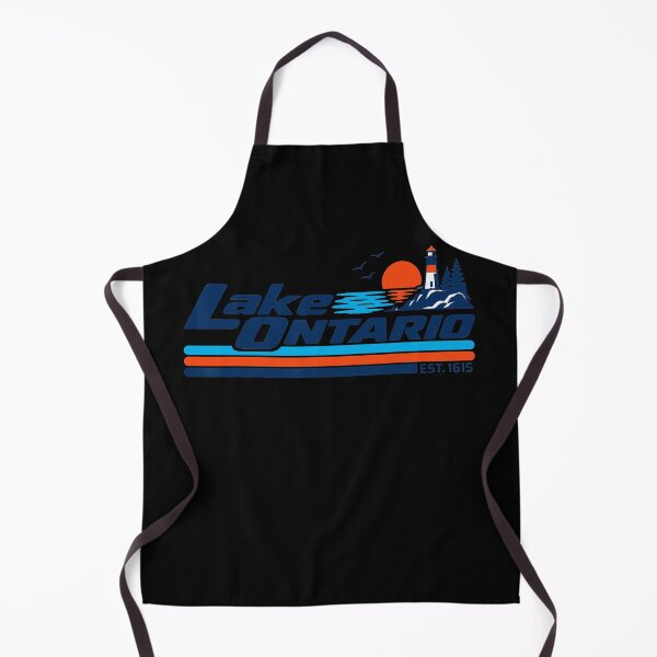 Item preview, Lake Ontario Est 1615 Lighthouse Sunset Retro Stripe Modern Fan Apparel designed and sold by slmfams.