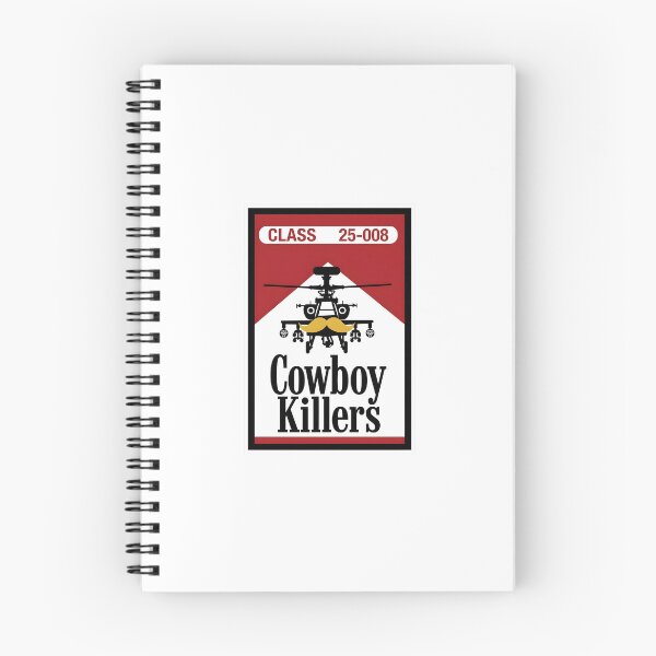 Item preview, AH-64 Apache Class 25-008 Cowboy Killers Commemorative Patch designed and sold by CharlieDesings.