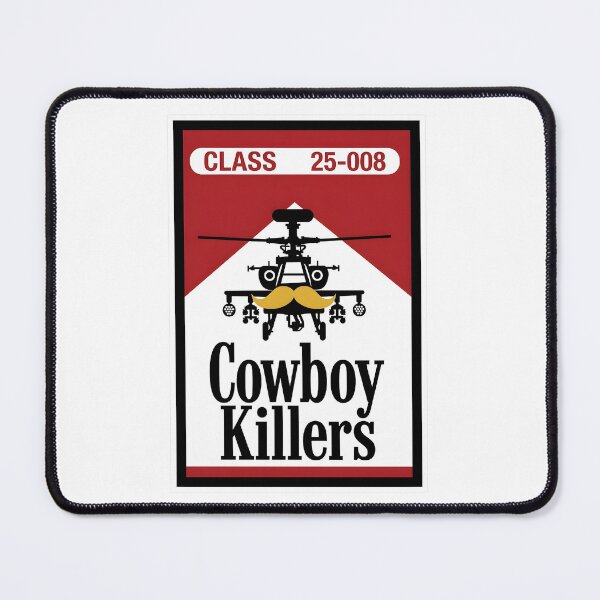 Item preview, AH-64 Apache Class 25-008 Cowboy Killers Commemorative Patch designed and sold by CharlieDesings.