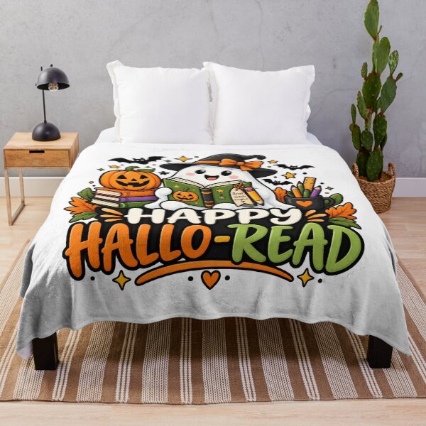 Item preview, Happy Hallo-Read – Cute Halloween Reading Ghost Teacher Design designed and sold by Gallery-yuuna .