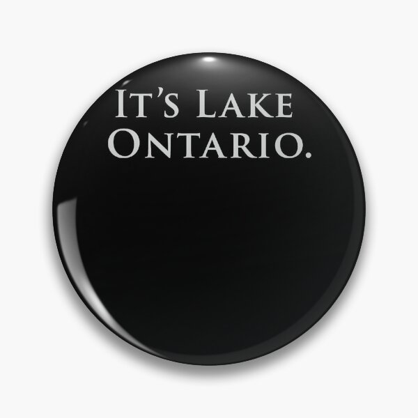 Item preview, Its Lake Ontario Simple White Serif Text Classic Fan Apparel designed and sold by slmfams.