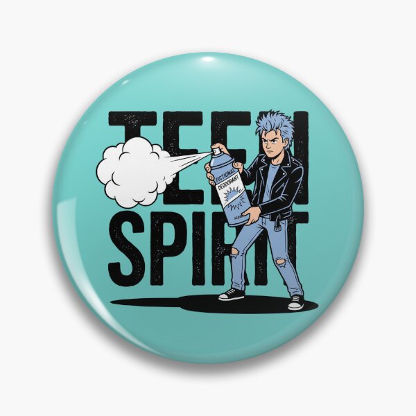 Item preview, Grunge Punk Teen Spirit Deodorant Spray 90s Alt Rock Music Parody Pop Art designed and sold by Rare By Hero.