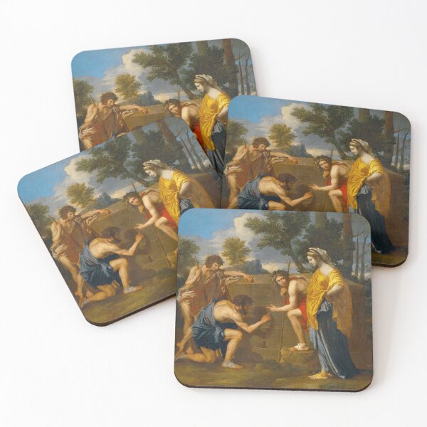 Item preview, Poussin Et in Arcadia Ego — Classical Art, Memento Mori Print designed and sold by Paper Punch Press.