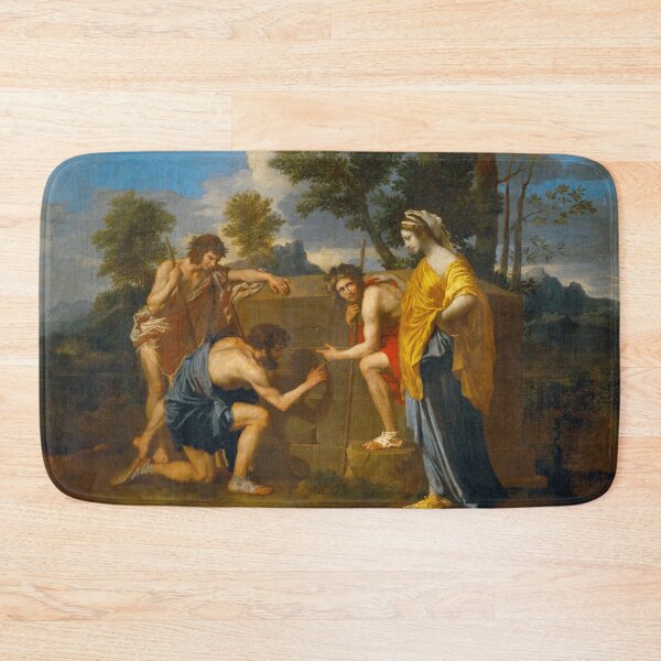 Item preview, Poussin Et in Arcadia Ego — Classical Art, Memento Mori Print designed and sold by Paper Punch Press.