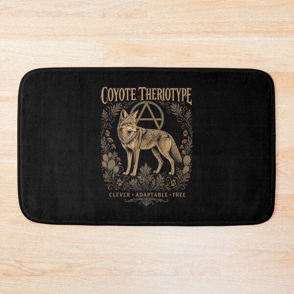Item preview, Coyote Theriotypes Clever Adaptable Free Vintage Nature Animal Fan Apparel designed and sold by slmfams.
