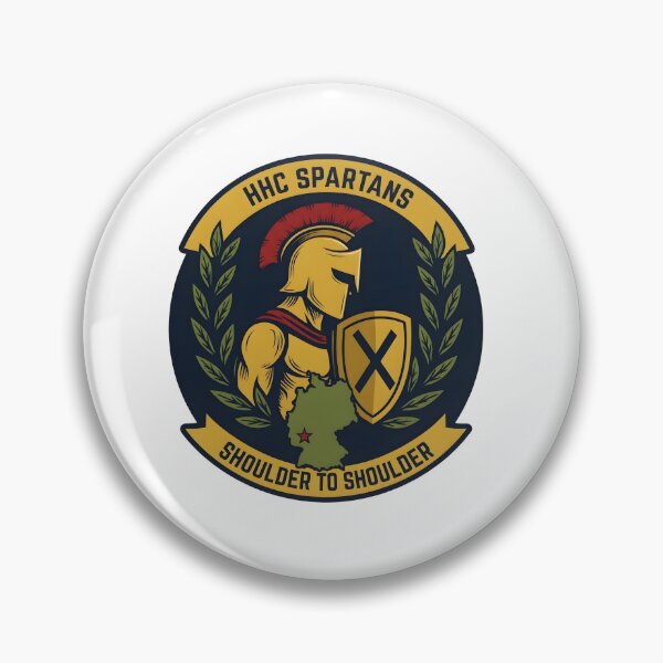 Item preview, HHC Spartans Shoulder to Shoulder Insignia Patch designed and sold by CharlieDesings.
