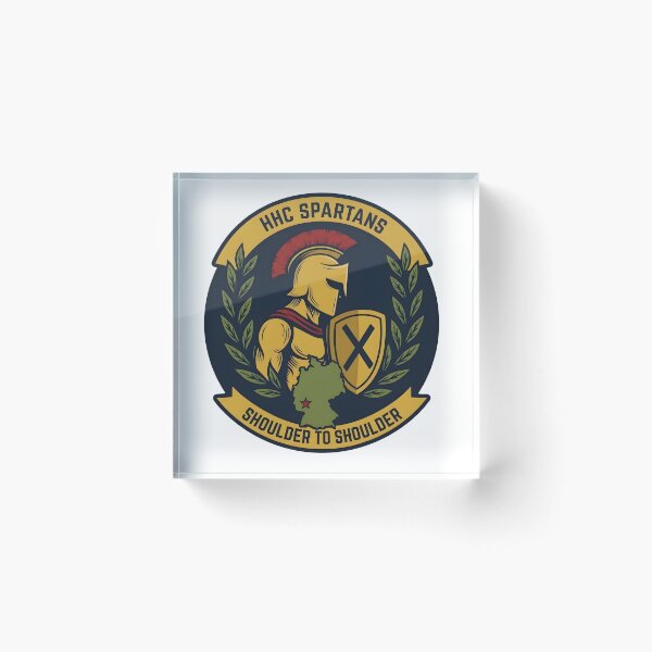 Item preview, HHC Spartans Shoulder to Shoulder Insignia Patch designed and sold by CharlieDesings.