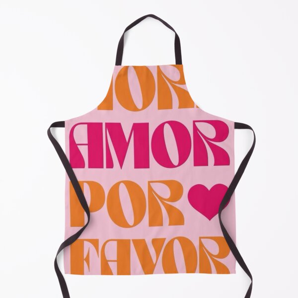 Item preview, More Amor Por Favor Retro Pink Orange Groovy Poster designed and sold by cezzarie.