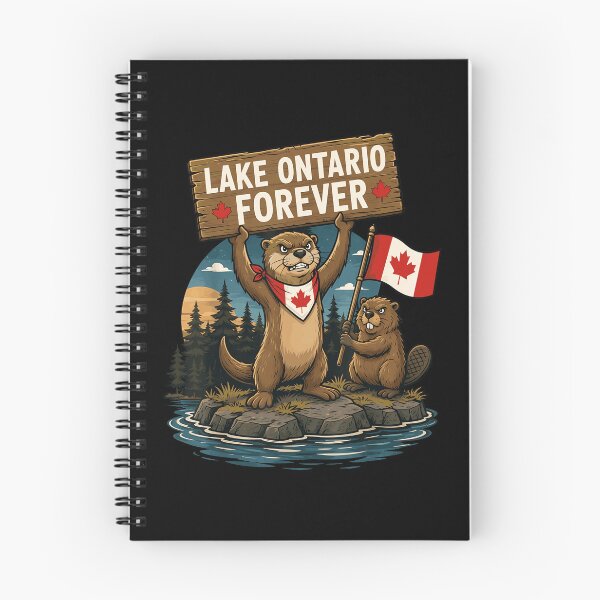 Item preview, Lake Ontario Forever Angry Beavers Canadian Flag Maple Leaf Fan Apparel designed and sold by slmfams.