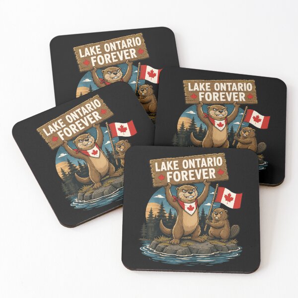 Item preview, Lake Ontario Forever Angry Beavers Canadian Flag Maple Leaf Fan Apparel designed and sold by slmfams.