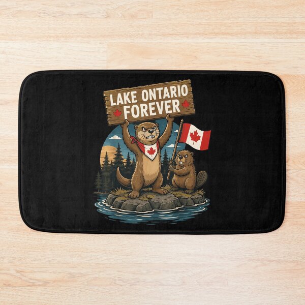 Item preview, Lake Ontario Forever Angry Beavers Canadian Flag Maple Leaf Fan Apparel designed and sold by slmfams.