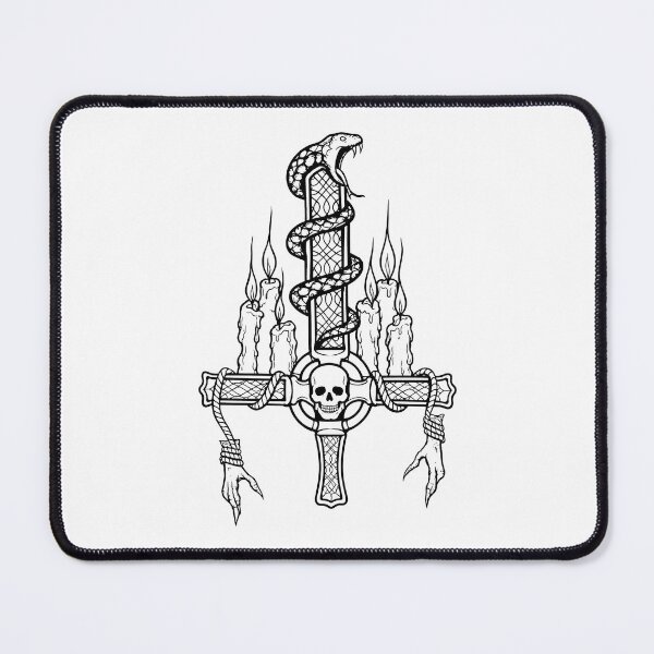 Item preview, Gothic Snake Tattoo Design designed and sold by curethecat.