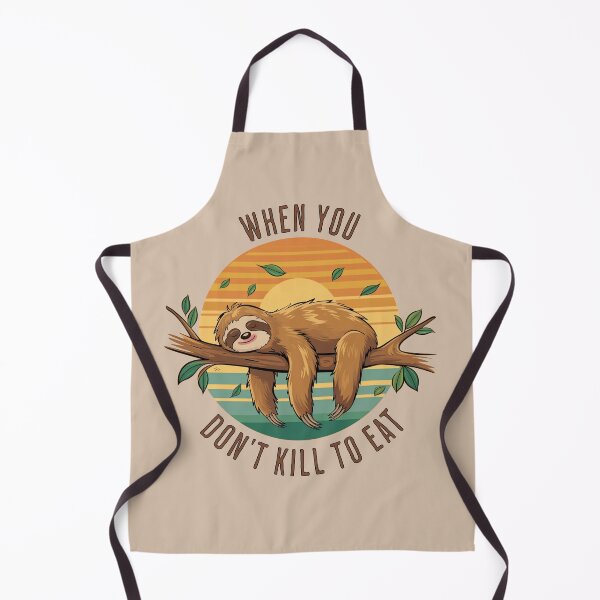Item preview, When You Don't Kill To Eat Sloth Sunset designed and sold by Veganizer.art.