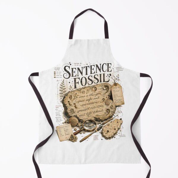 Item preview, Sentence Fossil – Literary Archaeology Poetcore Design designed and sold by Golden Era Studio.