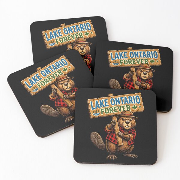 Item preview, Lake Ontario Forever Beaver Lumberjack Plaid Shirt Sign Fan Apparel designed and sold by slmfams.