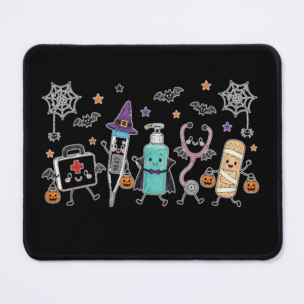 Item preview, Cute Halloween Nurse, Spooky Medical Supplies, Stethoscope Pumpkin, Funny Nursing Halloween designed and sold by CatiaStudioArt.