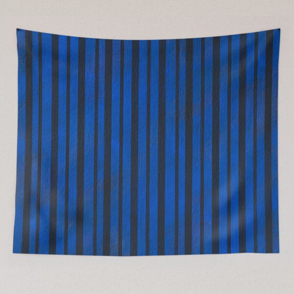 Item preview, Haunted Manor Stripe – Gothic Distressed Pinstripe Pattern | Blue designed and sold by Frohyou.