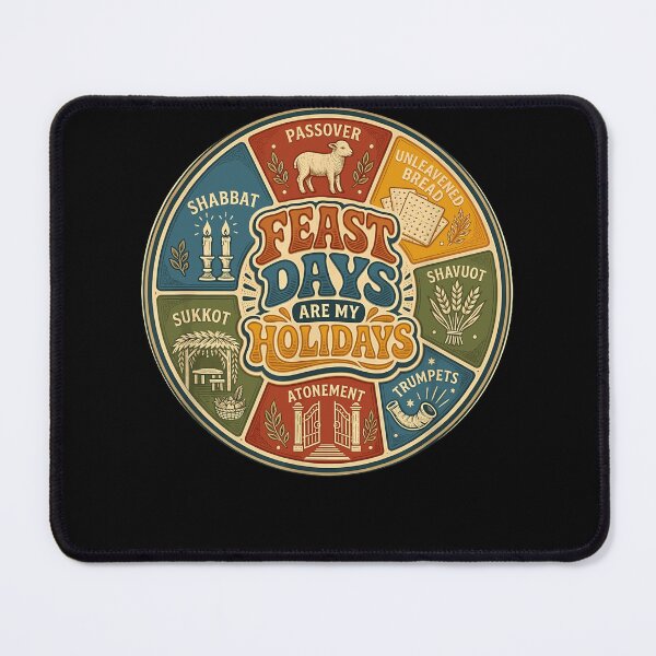 Item preview, Feast Days Are My Holidays Passover Shabbat Sukkot Biblical Calendar Fan Apparel designed and sold by slmfams.
