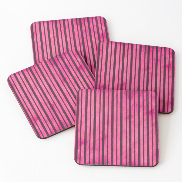Item preview, Haunted Manor Stripe – Gothic Distressed Pinstripe Pattern | Pink designed and sold by Frohyou.