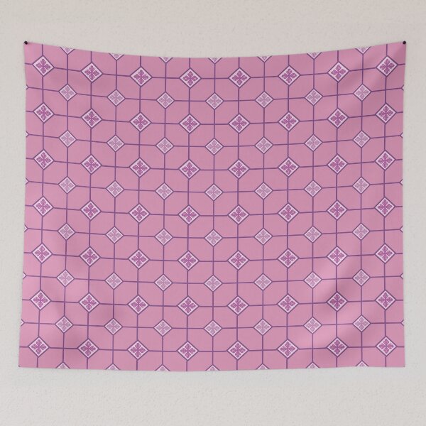Item preview, Traditional Pink Thai Geometric Seamless Pattern designed and sold by prapapon.