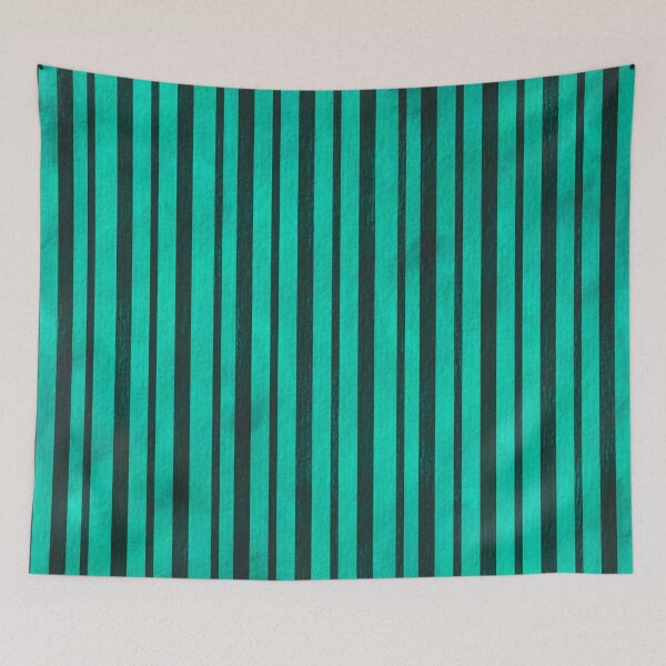Item preview, Haunted Manor Stripe – Gothic Distressed Pinstripe Pattern | Teal designed and sold by Frohyou.