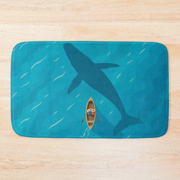 Item preview, Whale Shadow Beneath The Rowboat designed and sold by Creative_Canvas.
