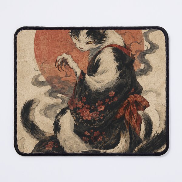 Item preview, Elegant Nekomata Split-Tail Yokai designed and sold by Ocelot-T.