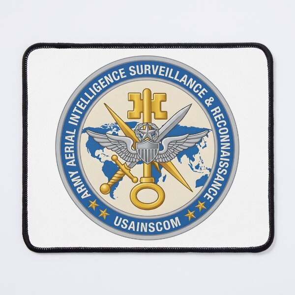 Item preview, Army Aerial Intelligence Surveillance & Reconnaissance USAINSCOM Insignia Patch designed and sold by CharlieDesings.