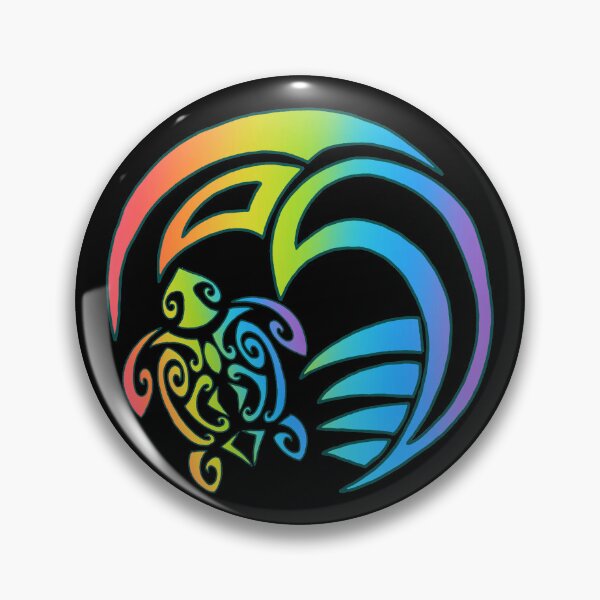 Item preview, Turtle and multicolored ocean designed and sold by Lagueny.