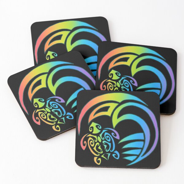 Item preview, Turtle and multicolored ocean designed and sold by Lagueny.