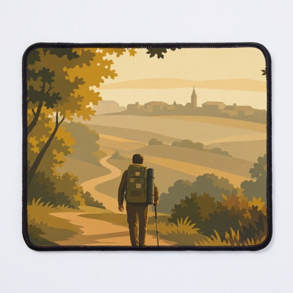 Item preview, Golden Countryside Hiking Trail designed and sold by Creative_Canvas.