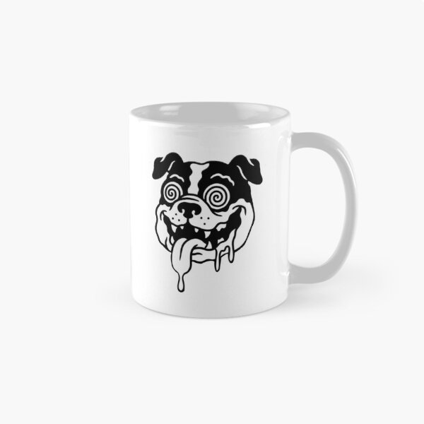 Item preview, Hypnotic Pitbull Trippy Skater Dog Art designed and sold by BitDoodle.